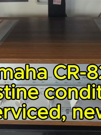 🔥 Yamaha CR-820 — Pristine & Serviced 🔥 Cleaned, lubricated, tested, and upgraded with new LEDs. Natural Sound. Timeless silver-face. Built to last. 💵 $700 OBO DM if you’re ready to build a real vintage setup. #YamahaCR820 #VintageAudio #MMVintageStereo #ClassicHiFi #SilverFaceEra