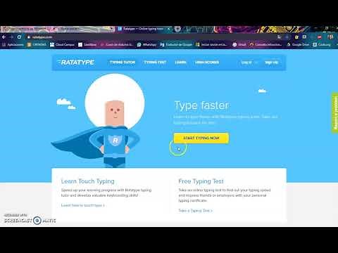 Curso de mecanografía Ratatype.com