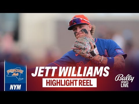 Mets SS Jett Williams 2025 Minor League Baseball Highlights | Bally Sports Live