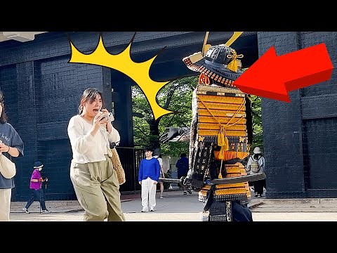 #12 SAMURAI Mannequin Prank at Osaka Castle Japan