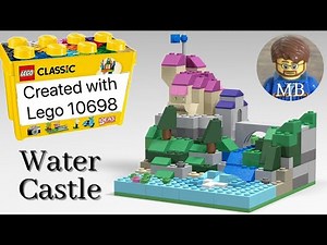 Building a Water Castle using Lego classic 10698 - DIY instruction - 10698 Lego classic ideas