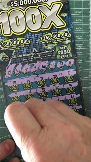 100X $20 CA Lottery Scratchers #Shorts