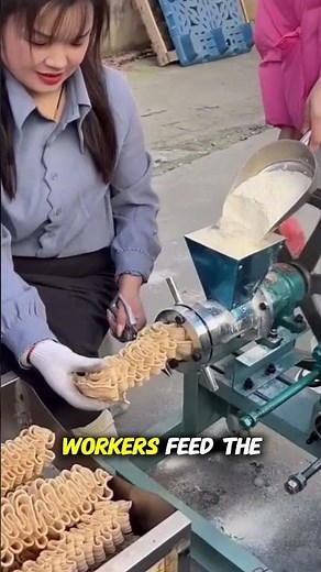 Making Wavy Puffed Snacks