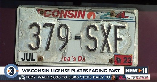 Wisconsin DMV will slowly begin replacing old, peeling license plates. Here’s what you need to know.