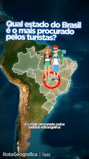 Qual estado do Brasil recebe mais turistas estrangeiros? Você vai se surpreender! 🌍🇧🇷
