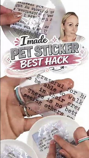 How to Make Transparent Text Stickers #shorts