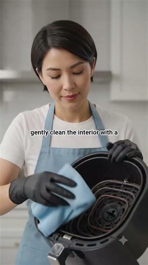 How to Clean Your Air Fryer Like New in 5 Minutes! (No Damage✨️✨️✨️✨️✨️