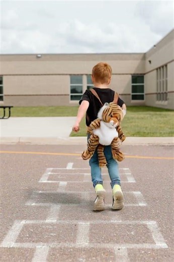 Watch him leap into adventure with this fierce and fun #plush tiger Backpack! #tiger #plushtoy