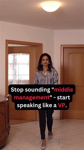 Stop sounding “middle management“ !
