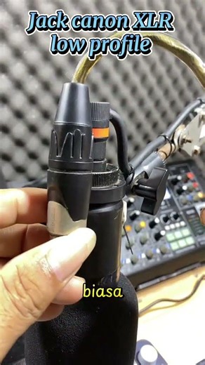 Low-profile XLR jack: more practical, aesthetic look #shorts #xlrxlr #xlrlowprofile