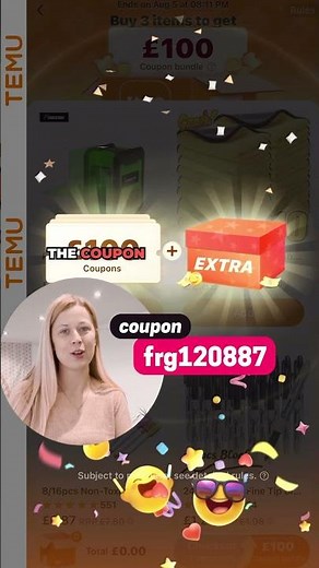 Gift Coupon Temu - How to get and activate #gifts #temucoupon #temugift