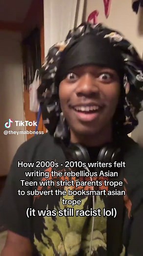 Off the top of my head, Lane from Gilmore Girls lol. She’s like the epitome of this trope. Half her screen time in S1 of Gilmore Girls is talking about how much it “sucks” being Korean. (Seriously, one of her lines in the show was “I’d rather eat a burger than eat KIMCHI!”) Not to mention her mom was the notorious Tiger Mom stereotype as well. To top it all off, NEITHER OF THE ACTORS ARE EVEN KOREAN!!?? They’re both Japanese-Americans 😭. Neither of them speak Korean that well either, but that’s