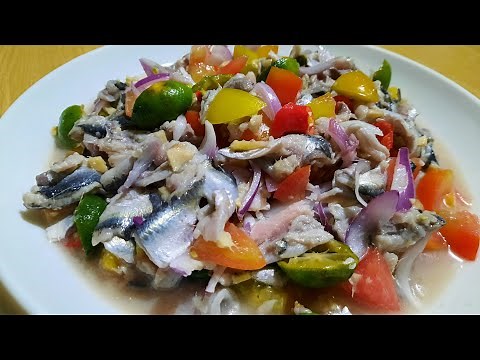 How To Make Fish Kinilaw | Kinilaw Na Isda | Kilawin Na Tamban