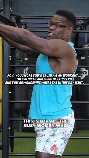 Girl, You swore you’d crush a 6 AM workout… then blinked and suddenly it’s 9 PM and you’re wondering where the entire day went. Listen up! | Cedric Zachary