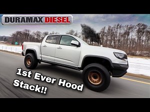 WORLDS FIRST Colorado ZR2 Diesel Hood Stack