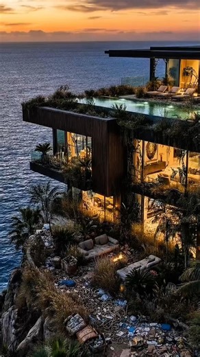 Ultimate Oceanfront Villa Renovation - Luxury Transformation#shortvideo