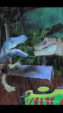 JURASSIC PARK « ESCAPE » Allosaurus Vs T-Rex Hammond Collection #hammondcollection #jurassicpark