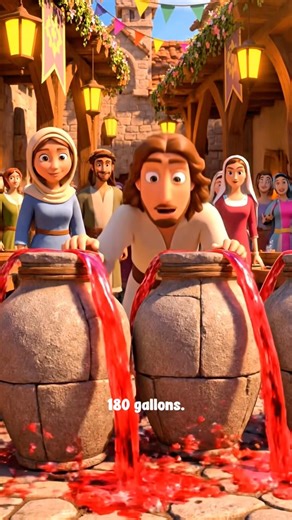 Part 1 - Facts on Jesus’ First Miracle #animatedstories #bibleshorts #miraclesofjesus