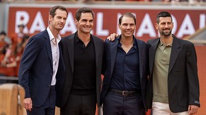 Rafael Nadal shares epic moment with Roger Federer, Novak Djokovic, Andy Murray