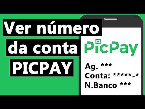 How to SEE my ACCOUNT NUMBER on PICPAY - (Code and Agency)