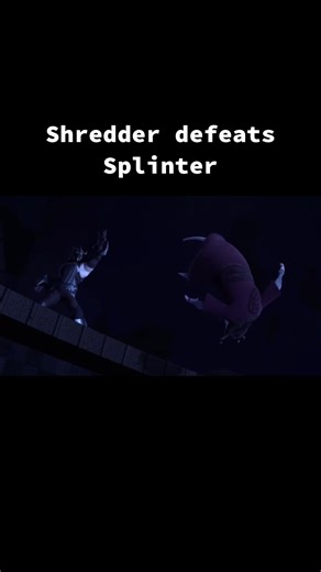 You monster. #10MillionAdoptions #fyp #tmnt #splinter2012 #shreddertmnt2012
