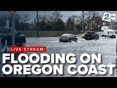 Flooding on Oregon coast as atmospheric river, heavy rain pushes some waterways to flood stage
