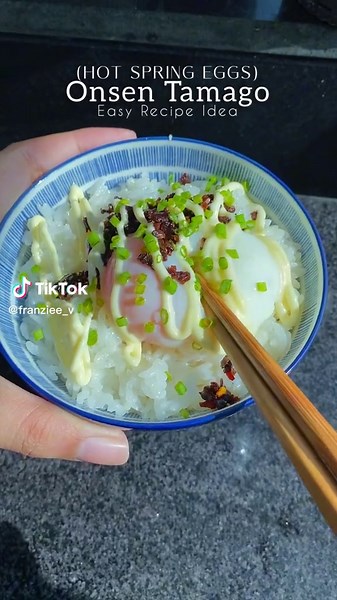 Creamy Spicy Onsen Egg Recipe Tutorial