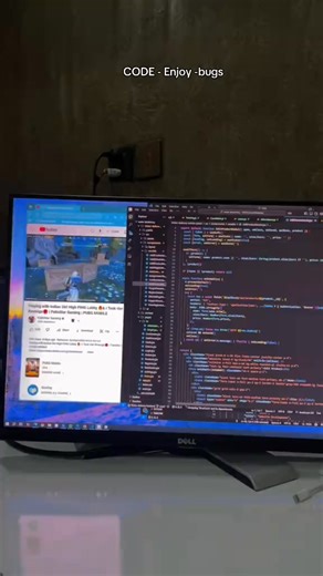 Coding Gaming — Enjoy the Bug 😎🎮💻 Life is code, and development is life. In PUBG or any game: Savage Slayer mode on. Bugs happen. Frustration happens. In coding: DataWarlord handles bugs like a pro. Debugging = slaying errors. Logic = conquering the game. Gaming gives thrills. Coding gives power. Both teach patience. Enjoy the bug. Master the code. Win in games. Win in life. — Developer Gamer | Savage Mindset Play smart. Code smarter. #gaming #pubgmobile #savage #codinglife #programming #deve