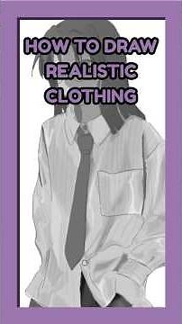 How to Draw Realistic Clothing!