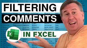Excel’s New Features Assigning and Filtering Comments