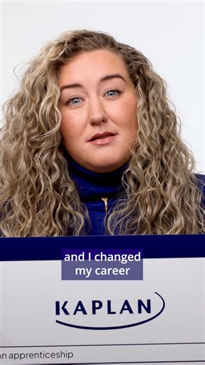 The myth that apprenticeships are just for young people couldn't be further from the truth 👀 Listen to Tasha explain how she found her apprenticeship after a career as a comedian 👂 #careers #changingcareers #apprenticeship | Kaplan UK