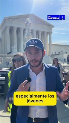 My message in English outside the United States Supreme Court 👏❤️