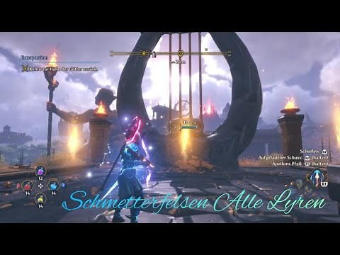 Immortals Fenyx Rising: Alle Lyren Schmetterfelsen (Mythische Herausforderung, PS5) 4k/HDR