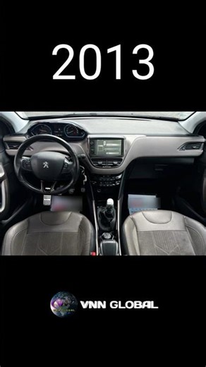 Evolution Of Peugeot 2008 Interior (2013-2025) #shorts