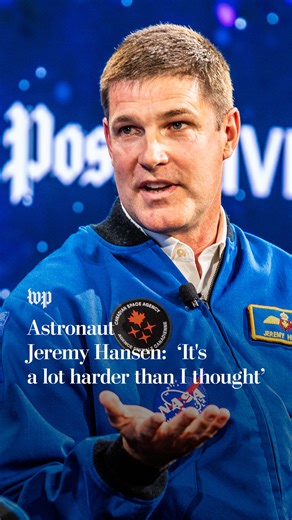 Astronaut Jeremy Hansen: 'It's a lot harder than I thought'