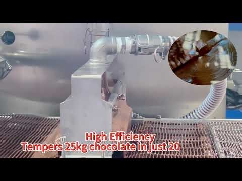 25-batch tempering machine for your chocolate production line.