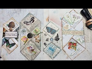 Junk Journal ~ Using Up Book Pages Ep 10~ The Easy Burrito for Junk Journals! The Paper Outpost! :)