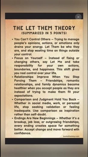 Reclaim Your Peace: The 'Let Them Theory' Explained in 5 Points 🧘‍♀️✨