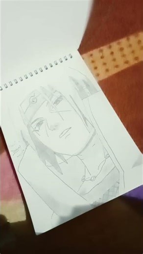 Itachi uchiha drawing #remix #music #song #mario