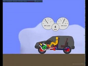 Algodoo full-functional car