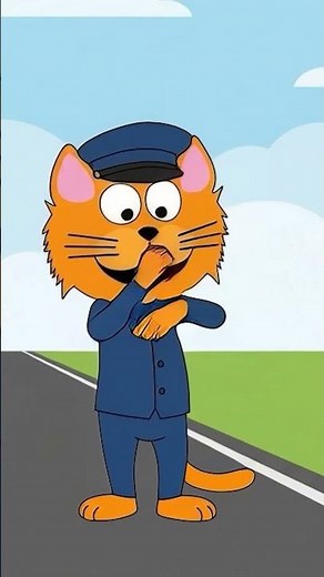 Kitty Big Mouth Wheels on the Bus #nurseryrhymes #wheelsonthebus #kidssong @babybigmouthkidsmusic ​