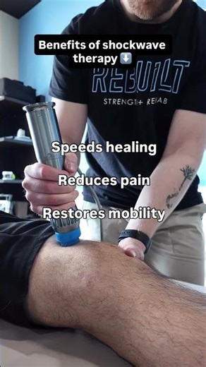 Shockwave therapy has massive benefits #shockwavetherapy #painrelief #rehabilitation
