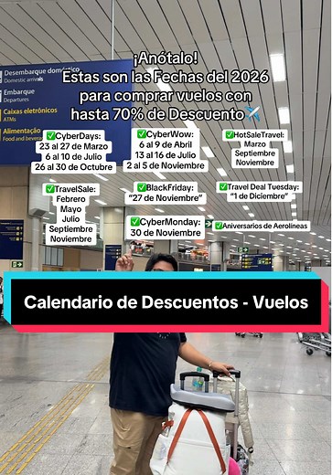 Fechas Clave para Comprar Vuelos con Descuento en 2026