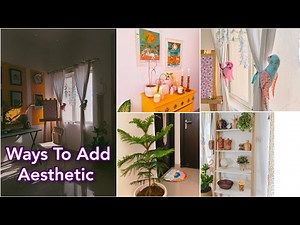 8 Creative Ways To Add "AESTHETIC" In Home ll Pinterest Wale Decor Ideas....