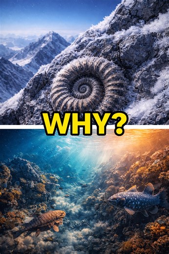 Did you know the top of Mount Everest is covered in ancient seashells? 🐚🏔️ 50 million years ago, India wasn't part of Asia. It was a massive island floating alone in the middle of the ocean. 🌊 But unlike other continents that drift slowly, India was sprinting. It crashed into Asia with so much force that it buckled the Earth's crust and pushed the ocean floor 29,000 feet into the sky. 📈 That is why the Himalayas exist. The crash isn't over—India is still pushing North, making Everest a few m
