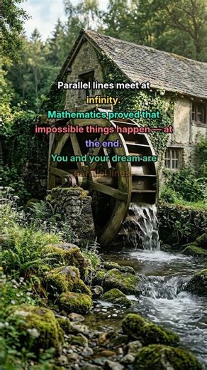 Parallel lines meet at infinity. | NorthLuma Wisdom