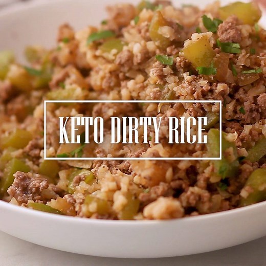 38K views · 146 reactions | Keto Cauliflower Dirty Rice Recipe. You are going to have your mind totally blown with this keto cauliflower rice recipe! Cauliflower dirty rice is one of the BEST easy Cauliflower rice recipes you are going to find! So full of flavor no one will even realize this low carb cauliflower rice recipe is a healthy cauliflower recipe! https://www.midgetmomma.com/keto-cauliflower-dirty-rice-recipe/ | Easy Family Friendly Keto/Low Carb Recipes | Facebook