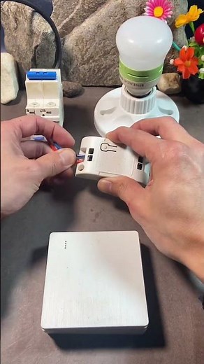 How To Wireless Two-Way Switch Wiring Method #WirelessSwitch #ElectricalTips #wire #shortsfeed