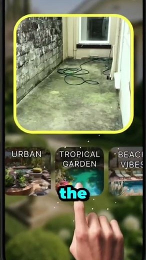 AI Transforms Small Gardens into Stunning Designs! ✨