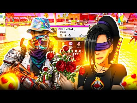 Fast Love in Garena Free Fire ❤️🔥 | Social Island Mein Mili Cute Girl 🥰